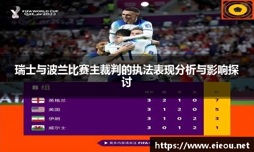 瑞士与波兰比赛主裁判的执法表现分析与影响探讨